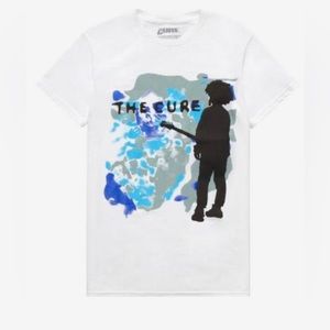NWT The Cure Silhouette Boyfriend Fit Girls T-Shirt size medium Hot Topic